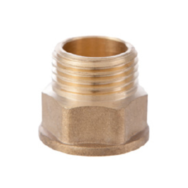 NIPLE BRONCE MARSELLA 1/2" HI X 1/2" HE