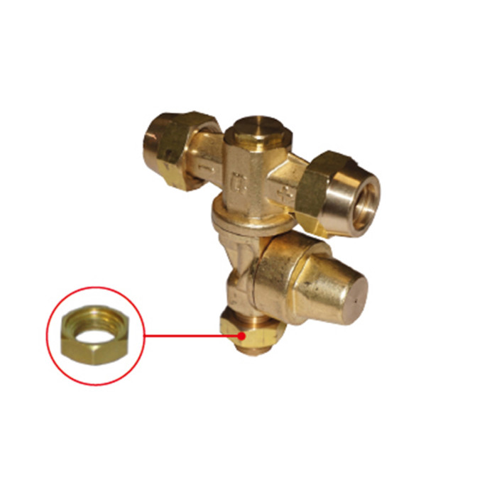 SURTIDOR DOBLE BRONCE DIAMETRO 15