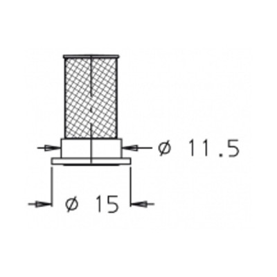 FILTRO BOQUILLA C/ANTIG. 50 MESH 2