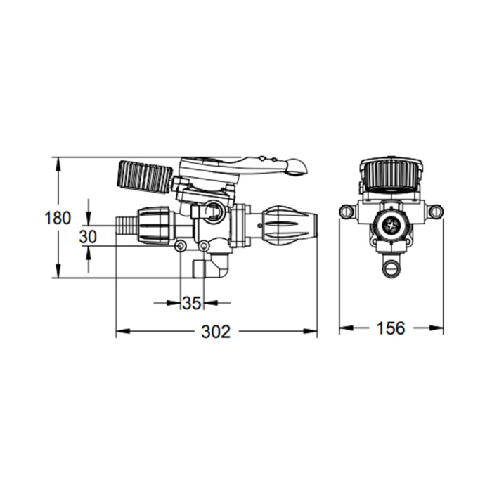 MANDO ALFA 50 BAR