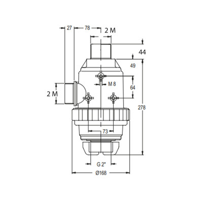 FILTRO ASP. 2" C/VALV. 220 LTS/MIN 2