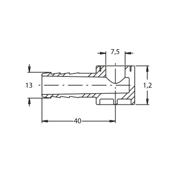 PORTAGOMA TERMINAL 1/2"