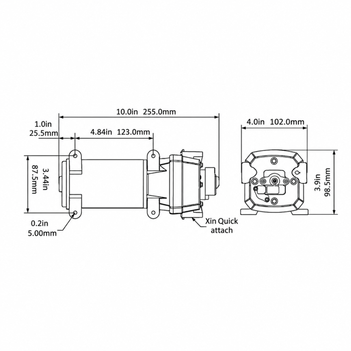 BOMBA.ELECT.GEO.12V 12,5 L/MIN.