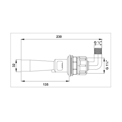 AGITADOR HID. INSPECC. CURVO BOQ 2MM 2